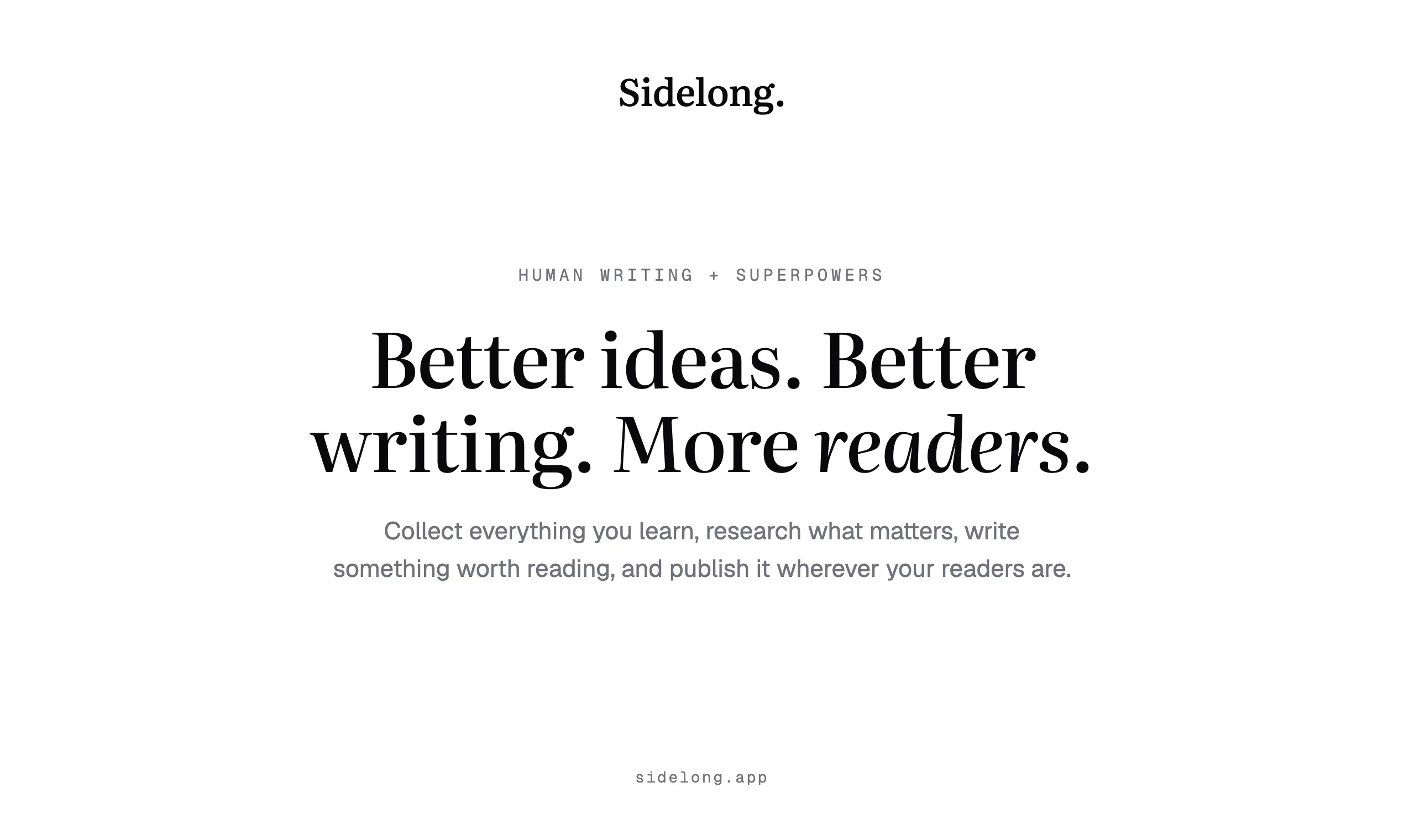 Sidelong screenshot