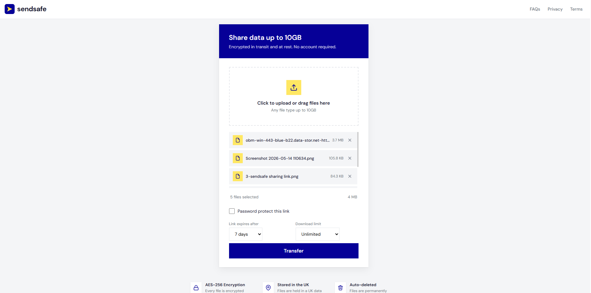 Sendsafe gallery image