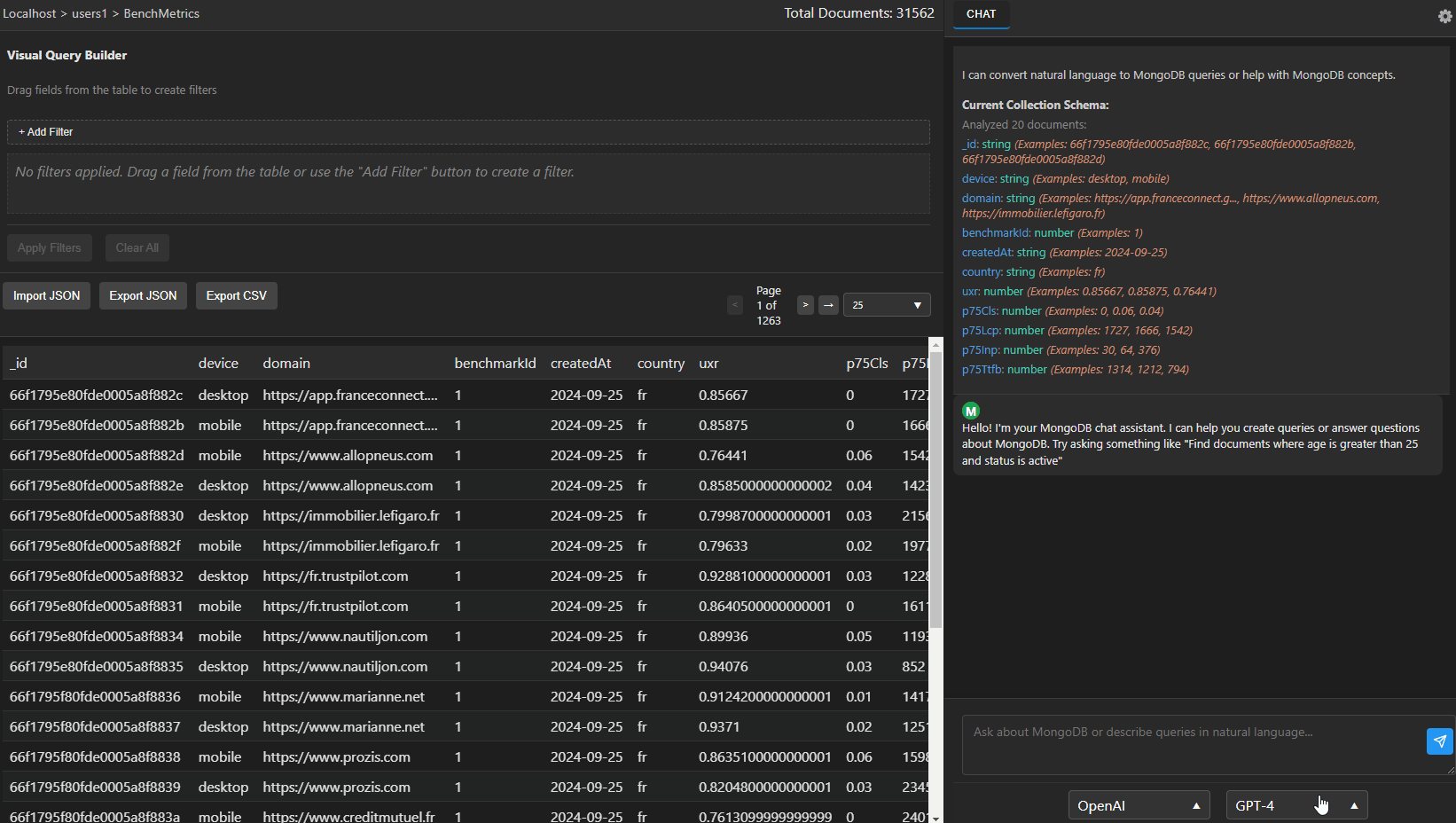 Mongo pilotu - Akıllı MongoDB GUI medya 4