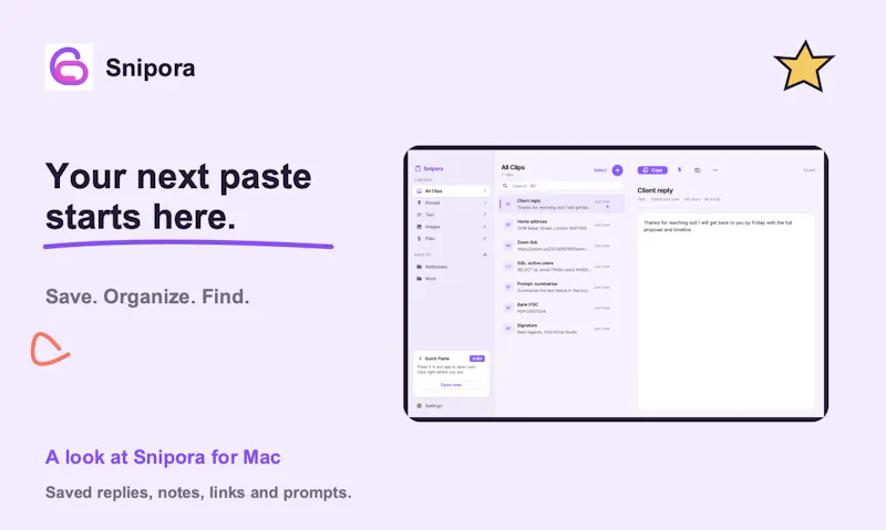 Snipora screenshot 1