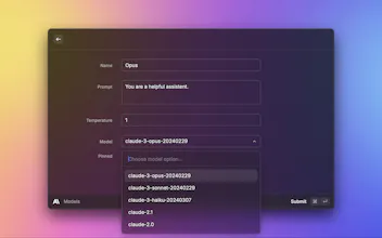 Anthropic's Claude in Raycast gallery image