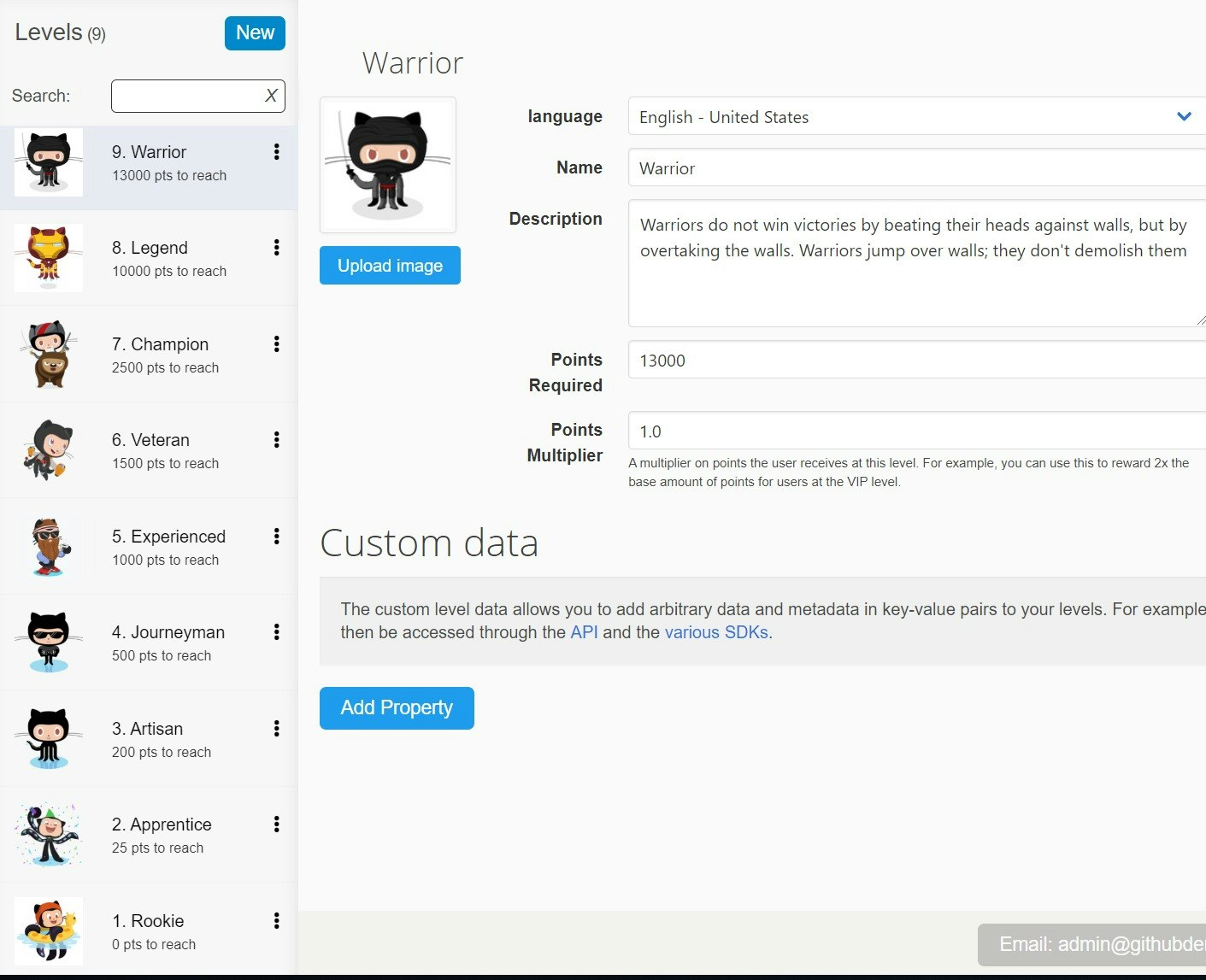 GitHub gamification gallery image