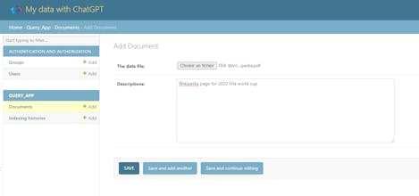 ChatGPT with your own data gallery image
