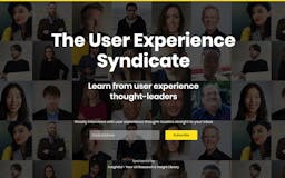 The User Experience Syndicate media 1