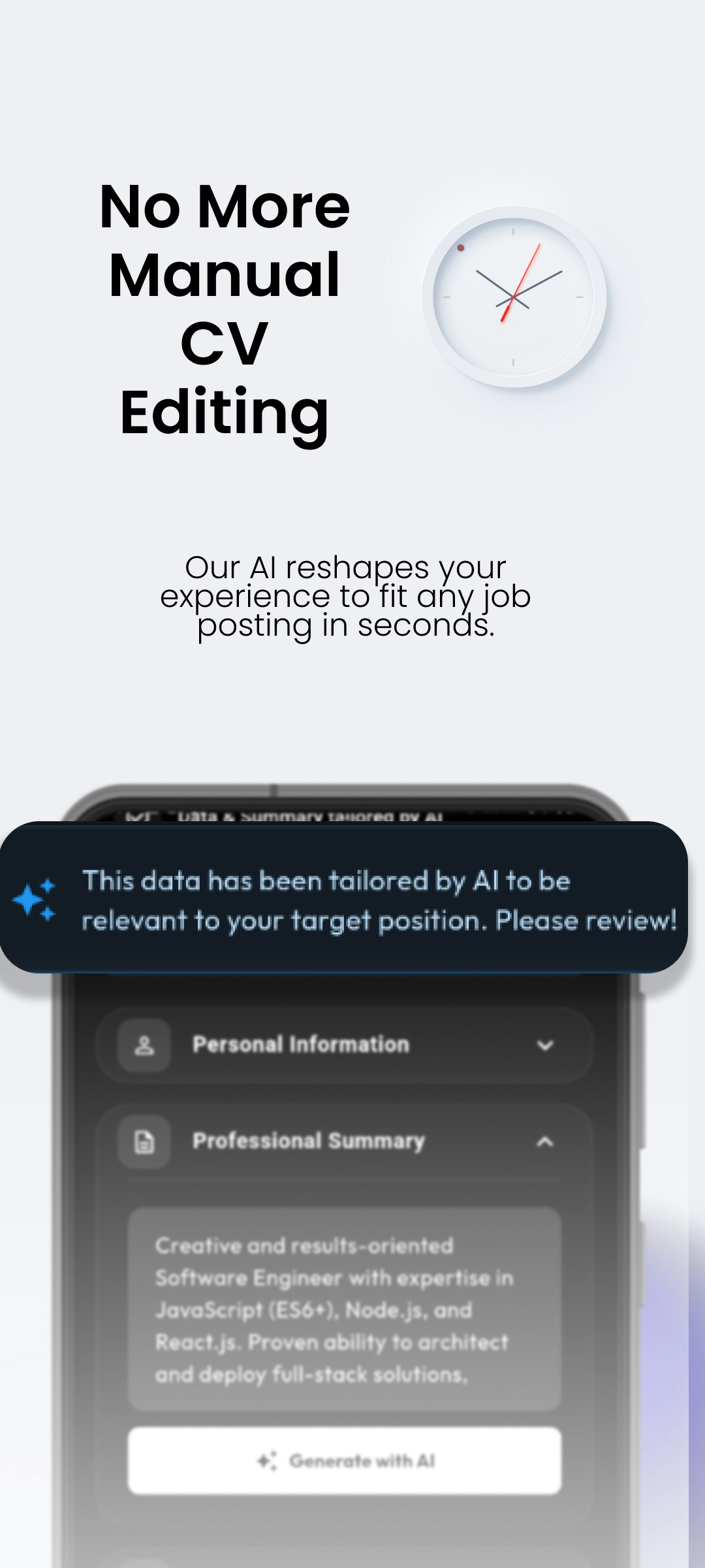 CleVer - AI CV and Resume Tools gallery image