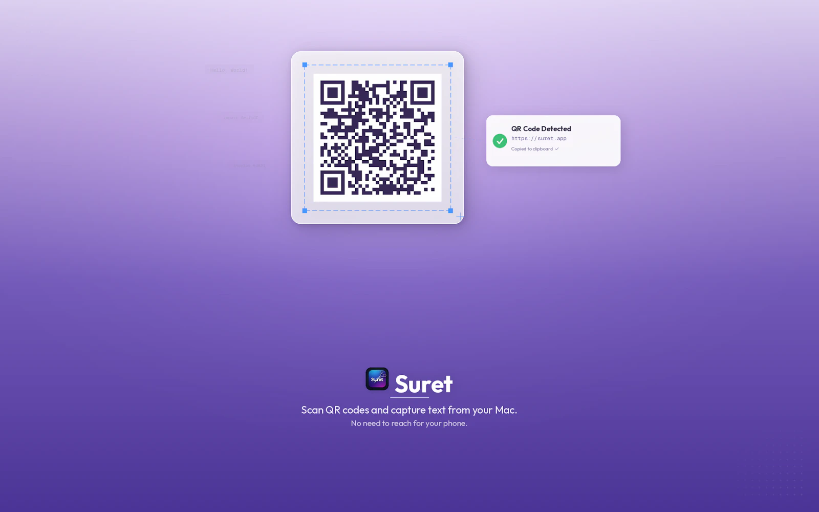 Suret screenshot 2