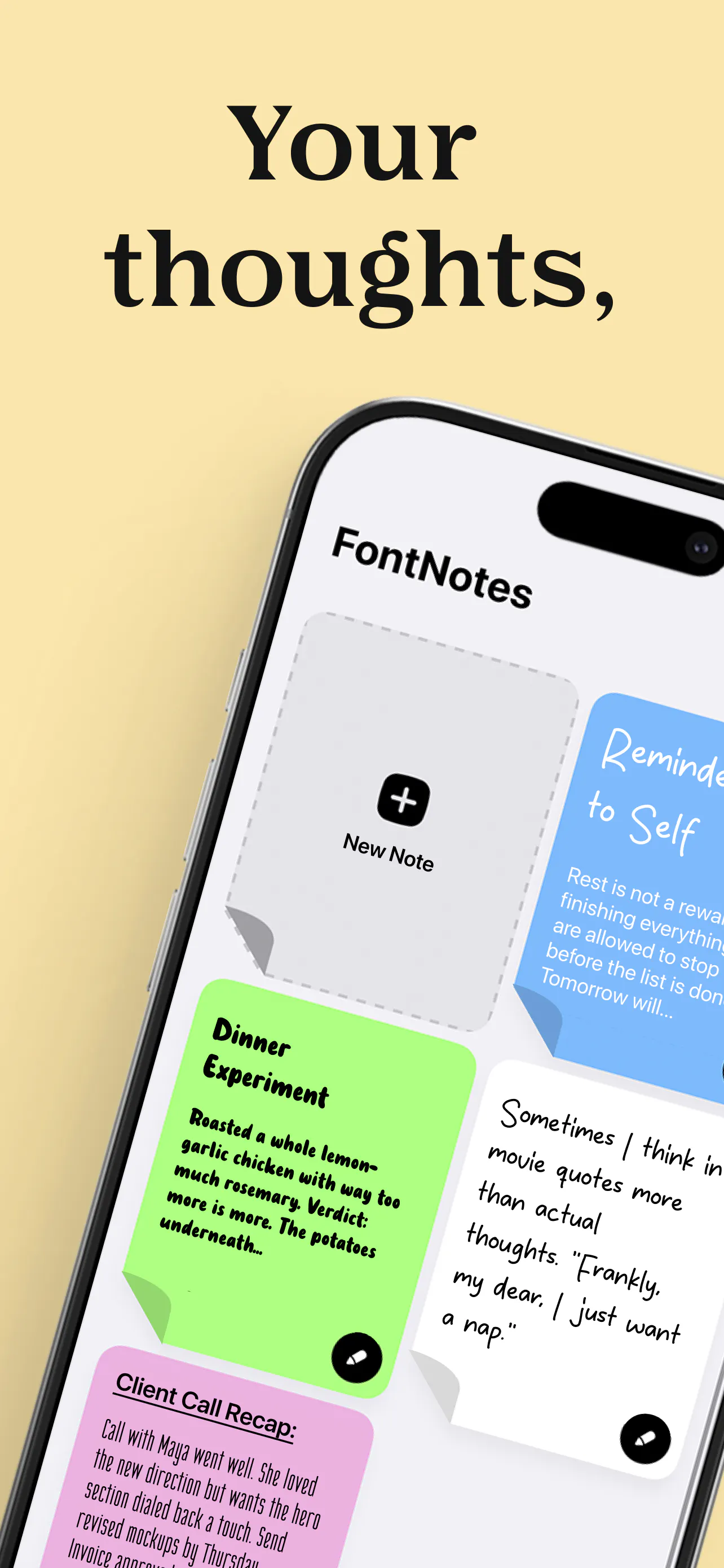 FontNotes: Style Your Thoughts gallery image