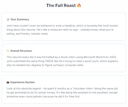 RoastMyProfile.io gallery image