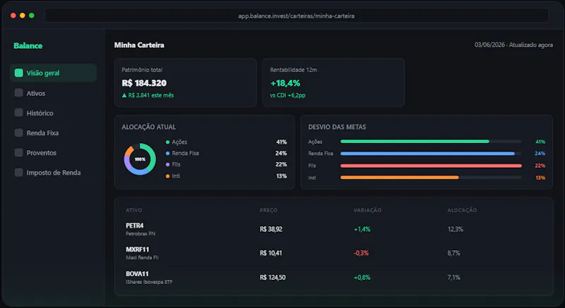 Balance Invest screenshot 1