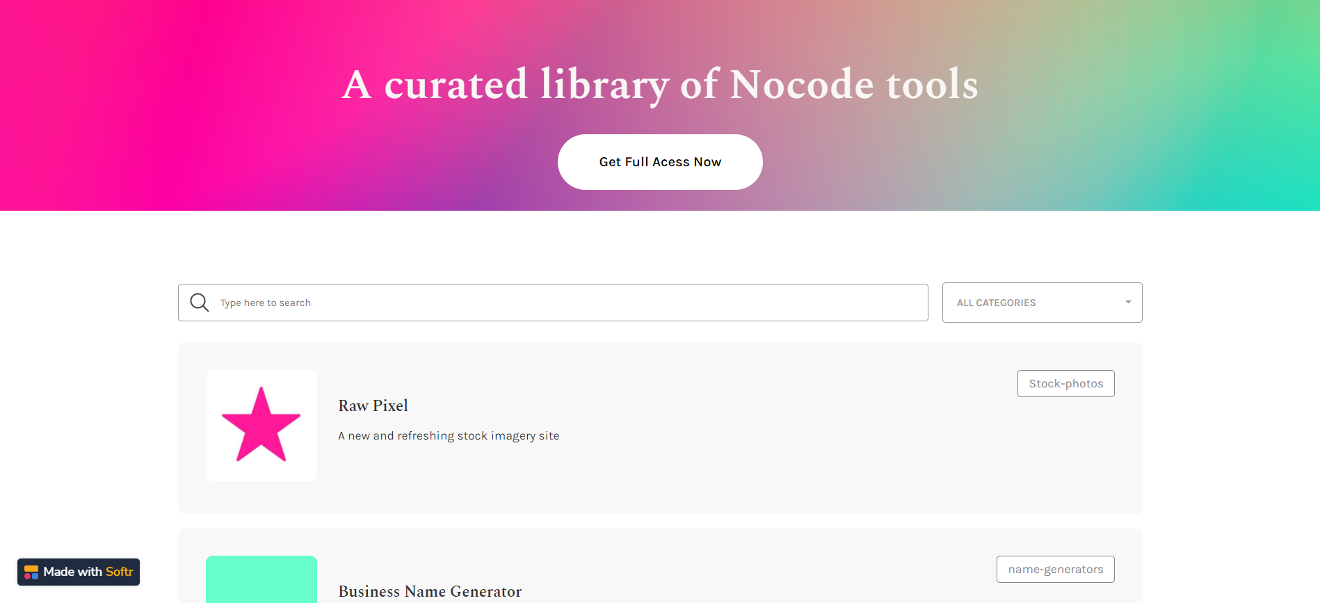 Nocode Lyst  gallery image