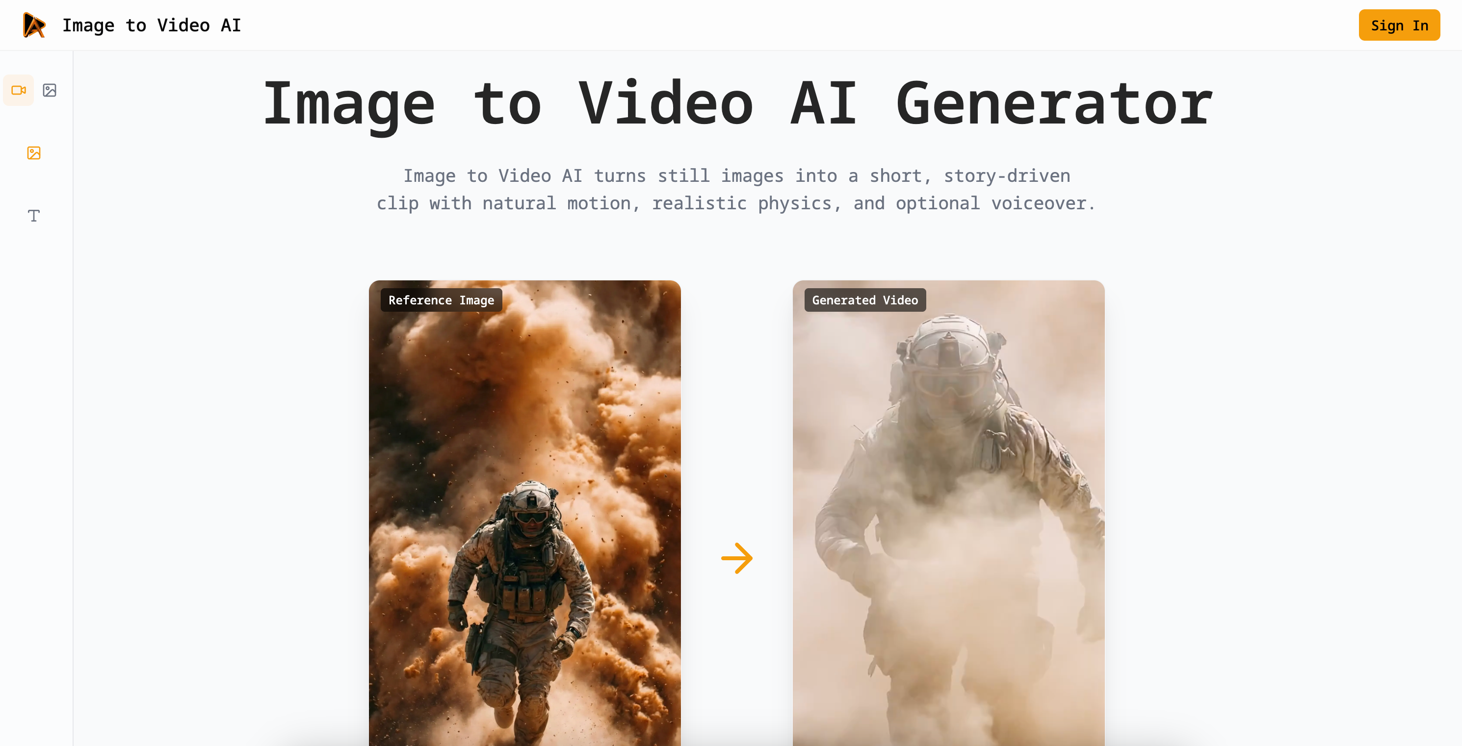 Image to Video AI gallery image