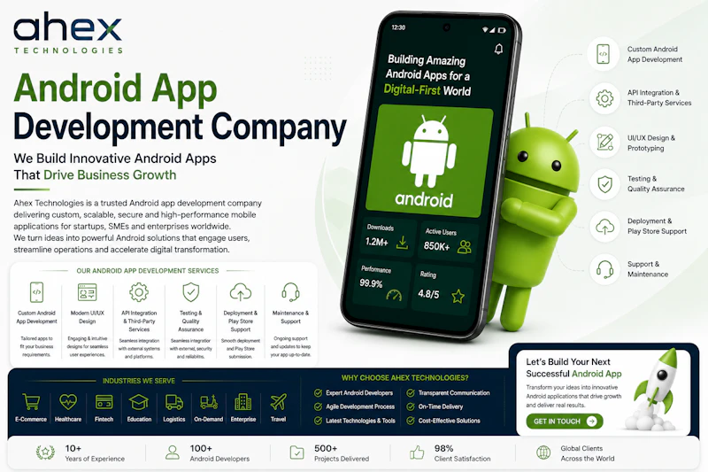 Welcome to Ahex Technologies screenshot 2