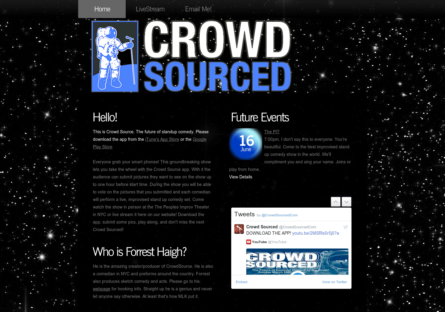 Crowdsourced Comedy Join An Nyc Improv Show From Anywhere In The World Product Hunt