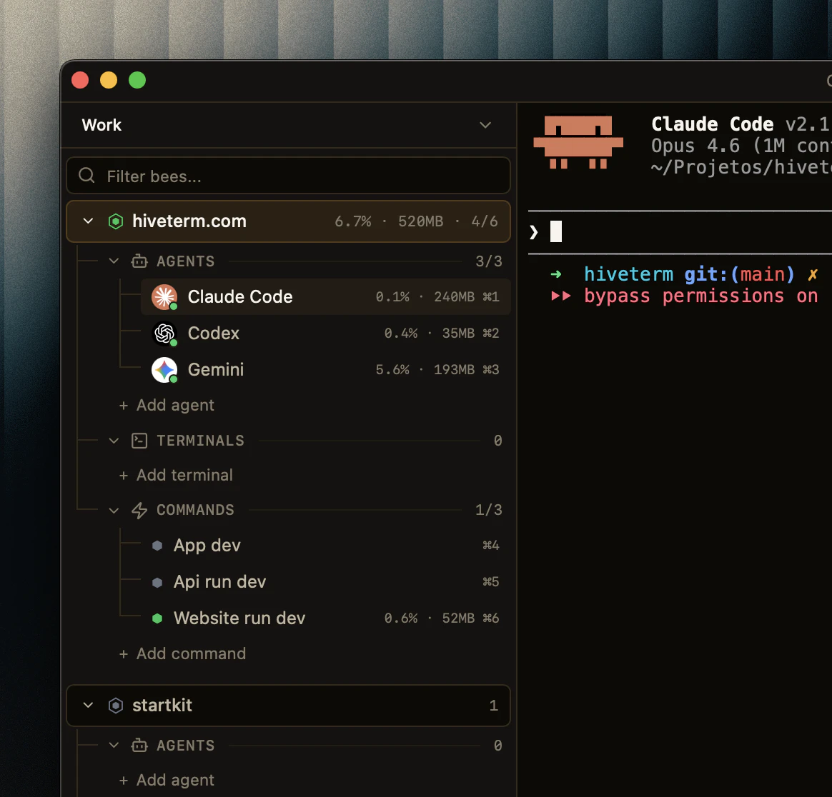 HiveTerm screenshot 3