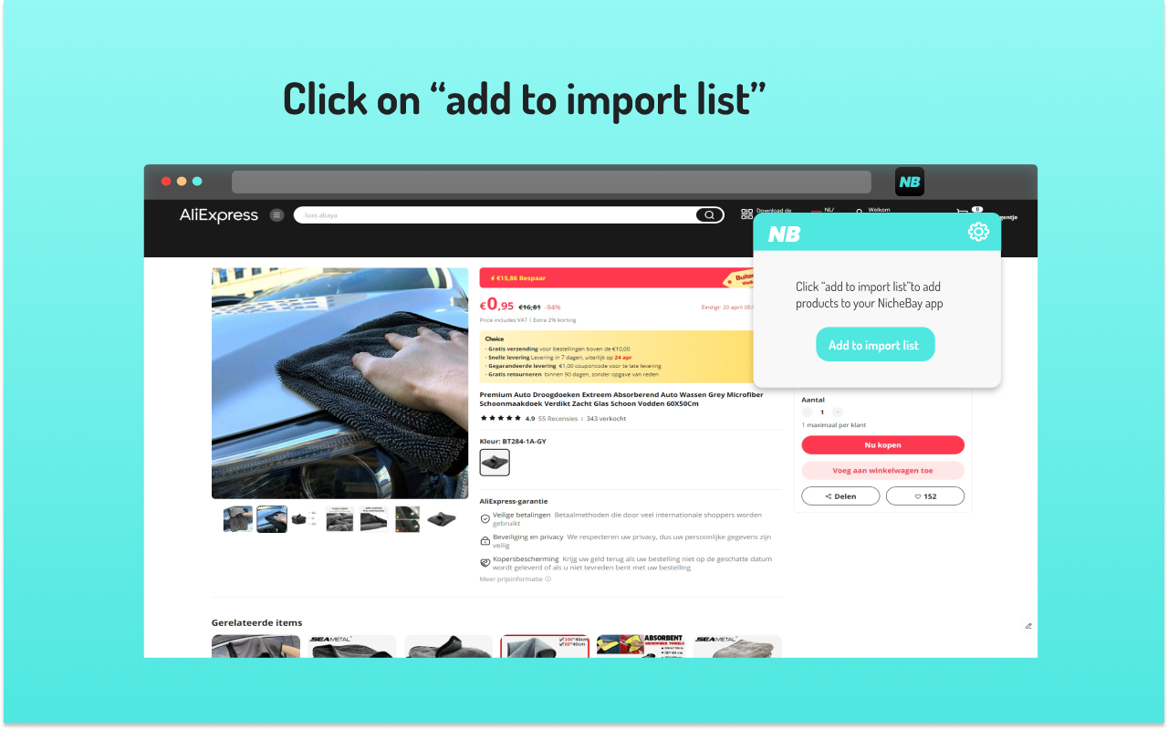 NicheBay - AliExpress Product Importer gallery image