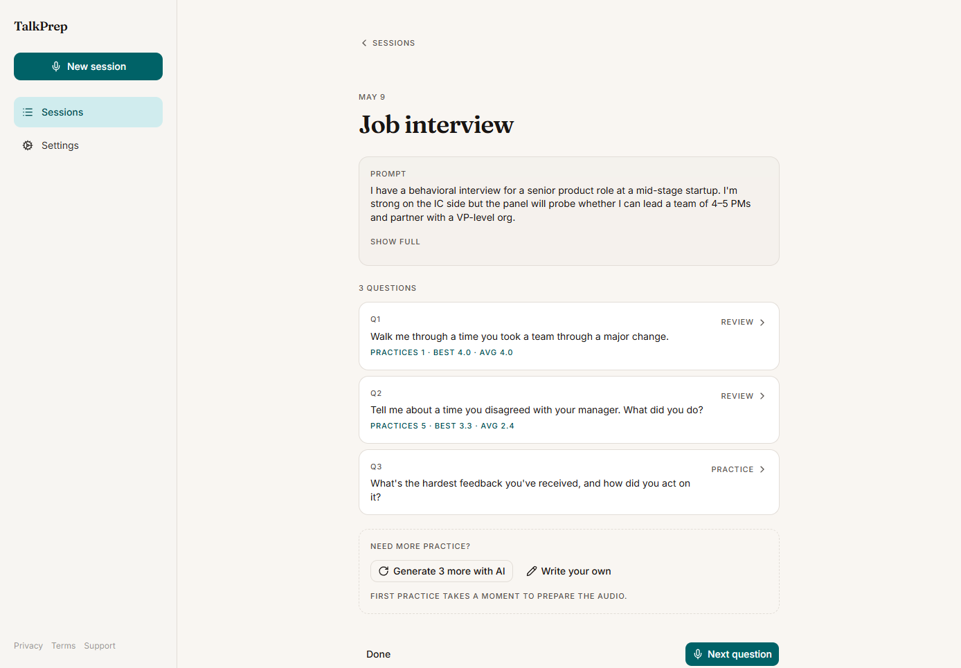 TalkPrep gallery image