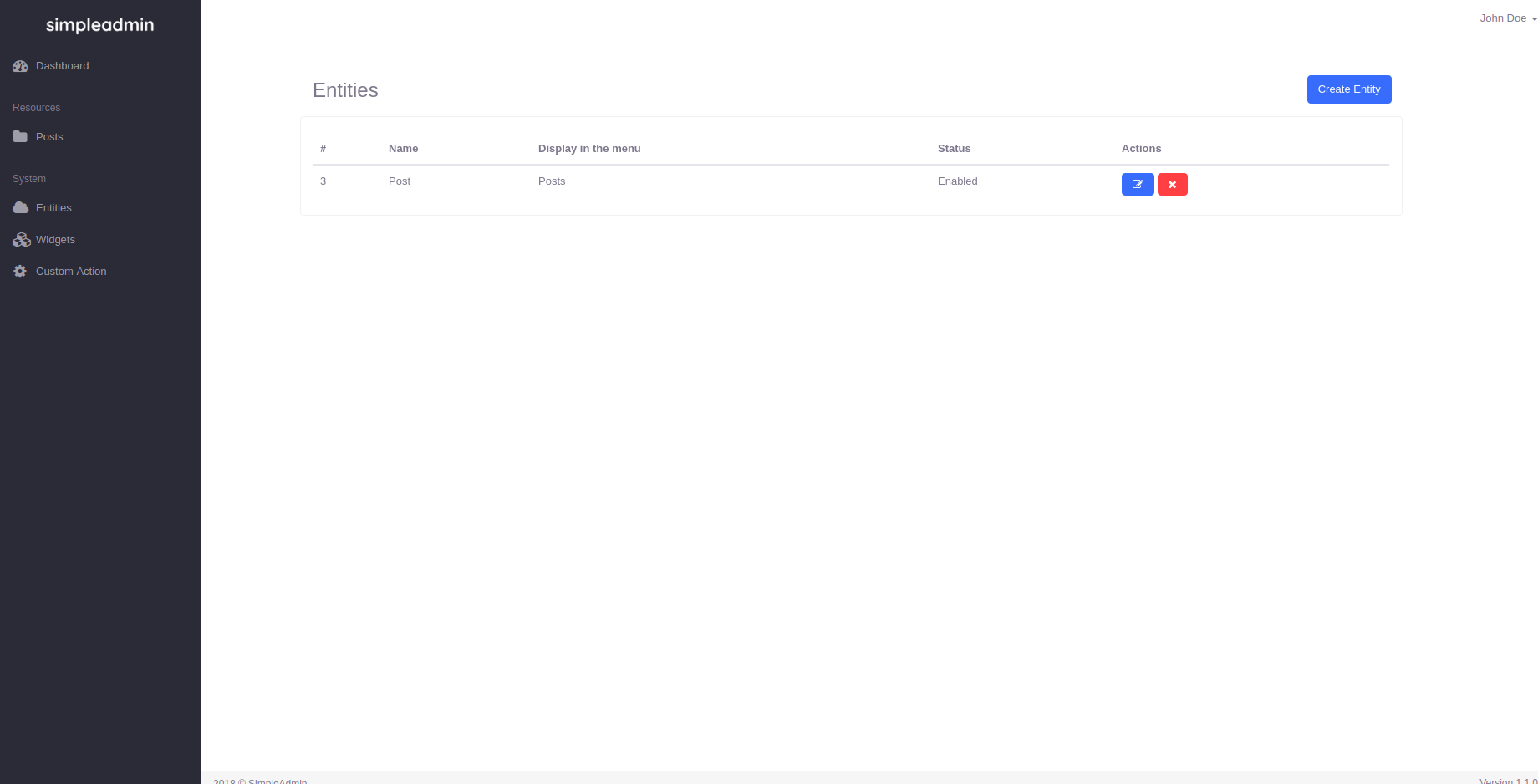SimpleAdmin gallery image