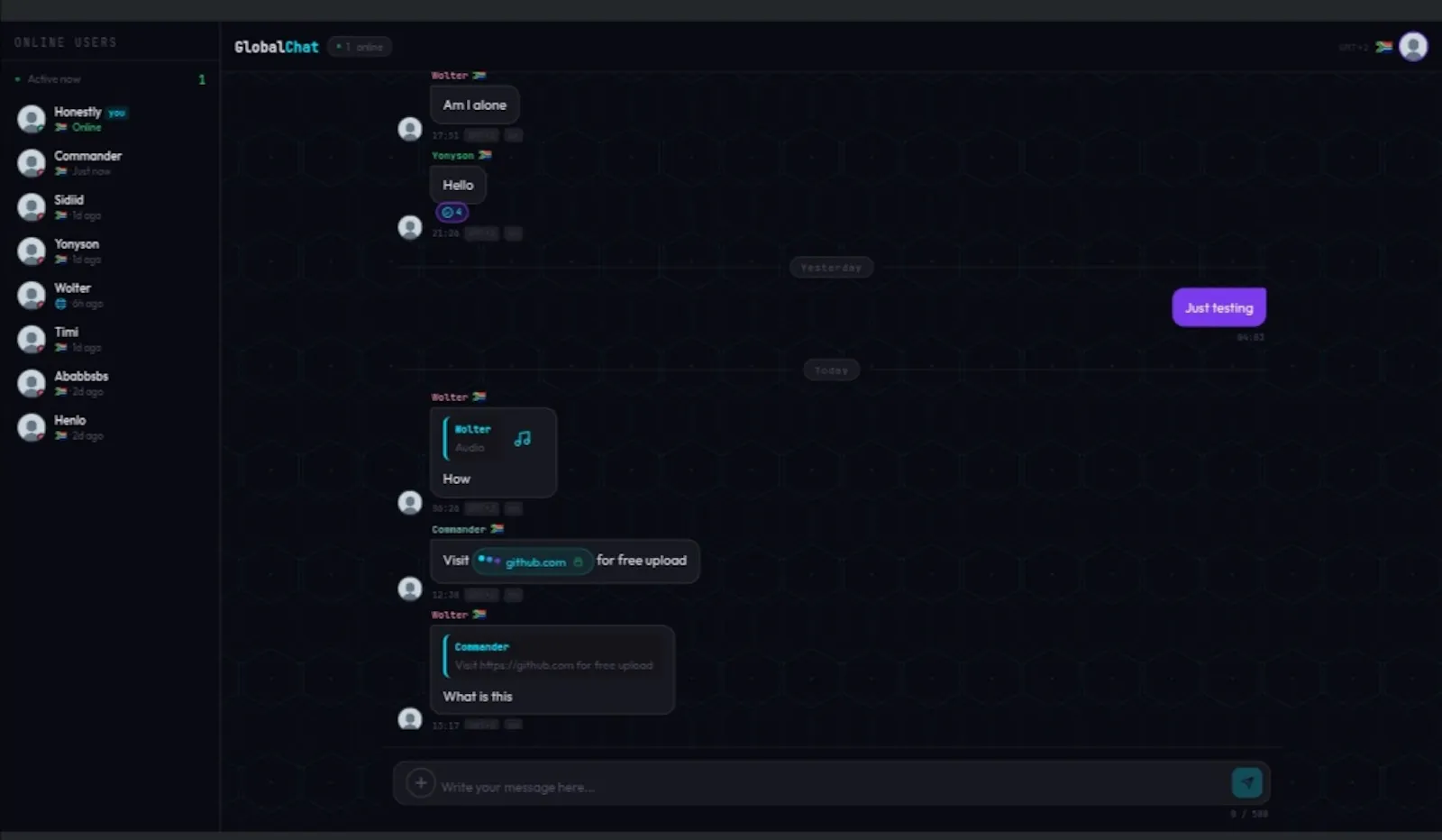nmedea — Live Global Chat screenshot 2