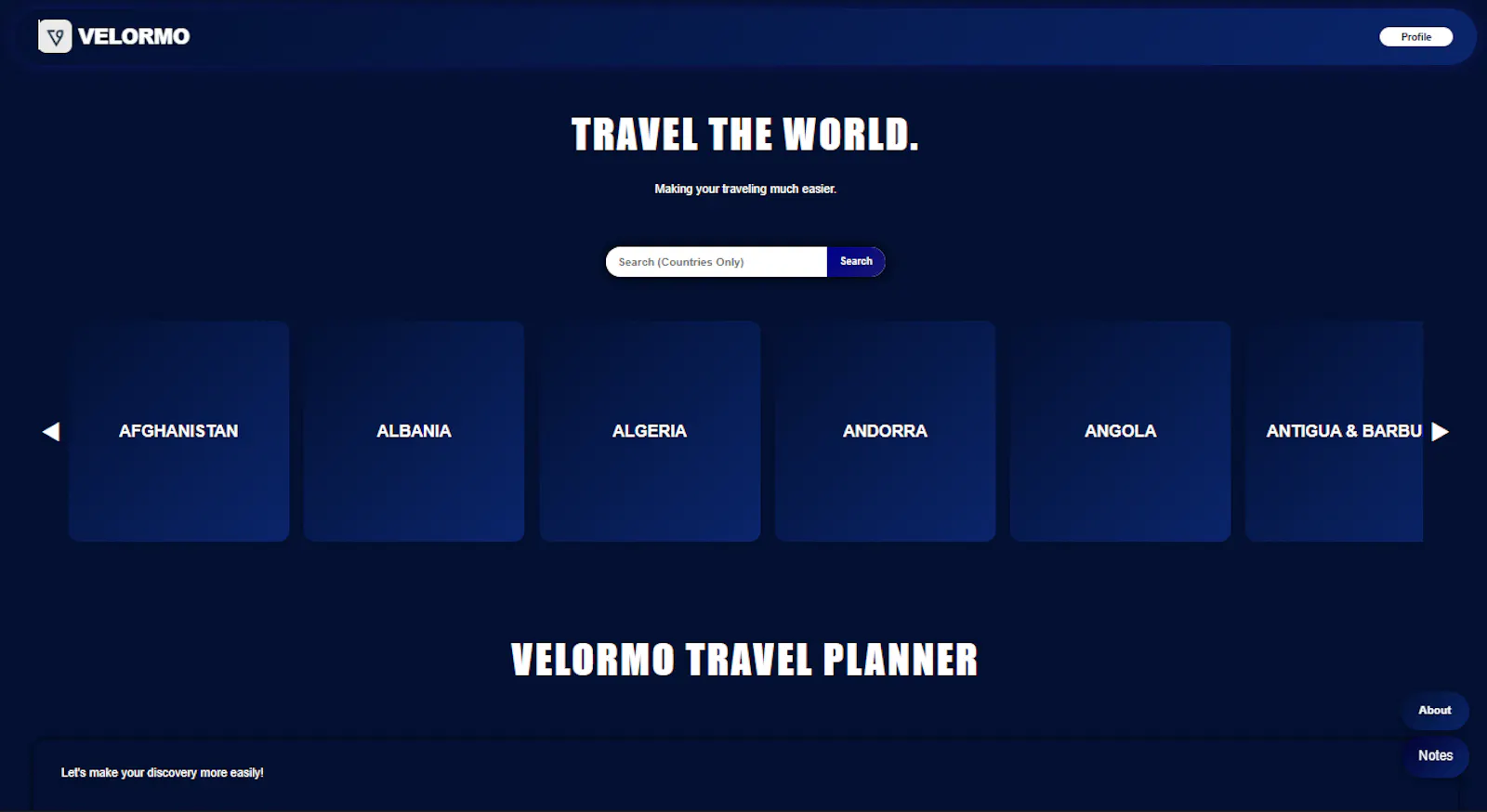Velormo screenshot 1