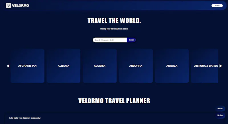 Velormo screenshot 1