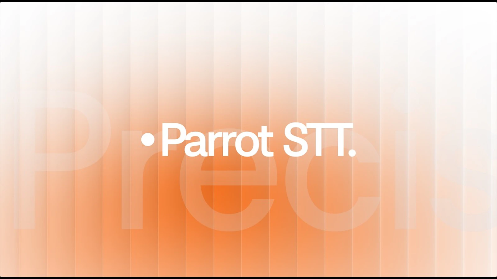 Parrot Speech-to-text API screenshot 1 (video preview)