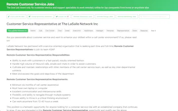 Remote Customer Service Jobs gallery image