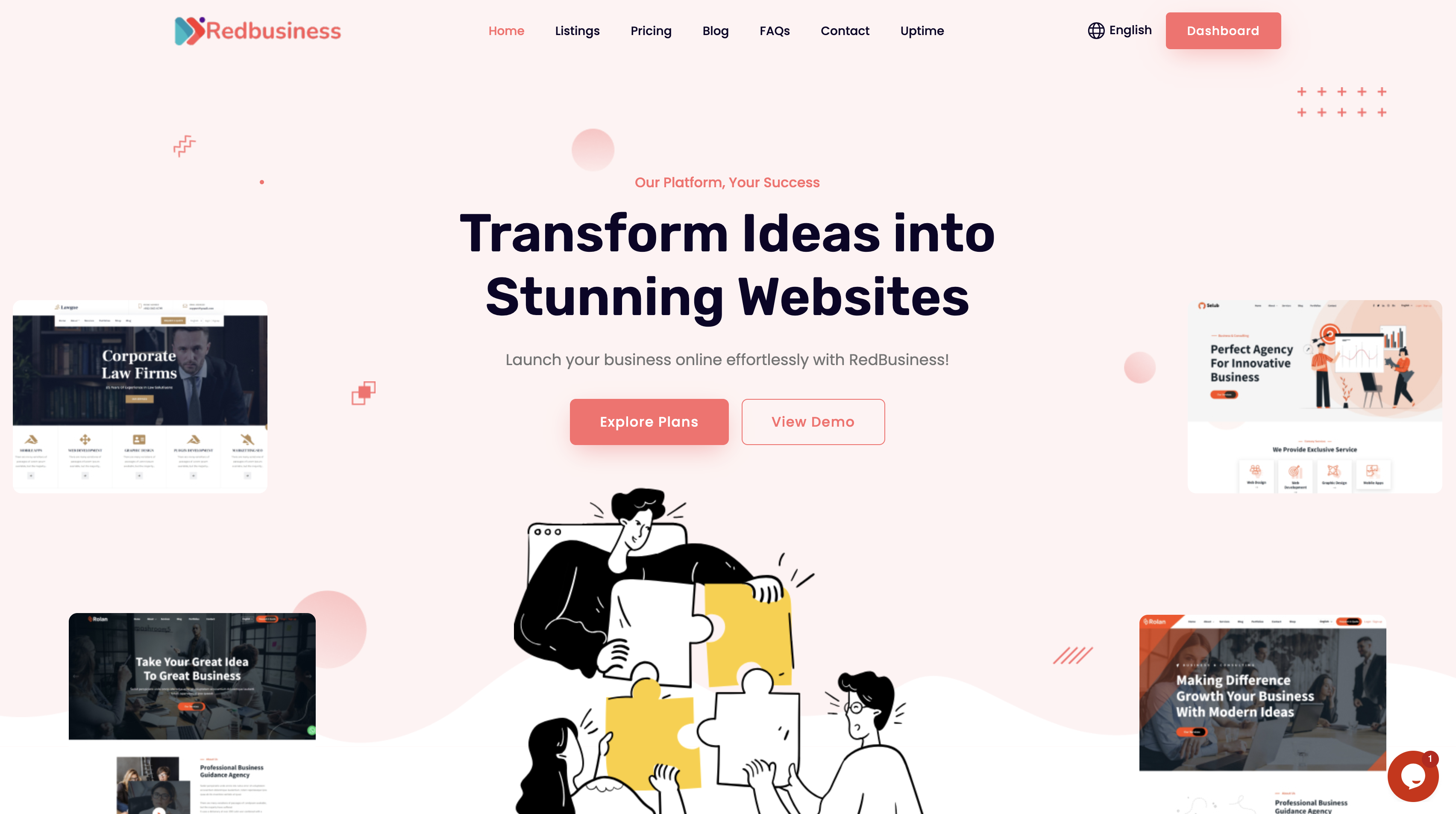 RedBusiness247 - Ottieni il tuo sito web meraviglioso in fretta media 1
