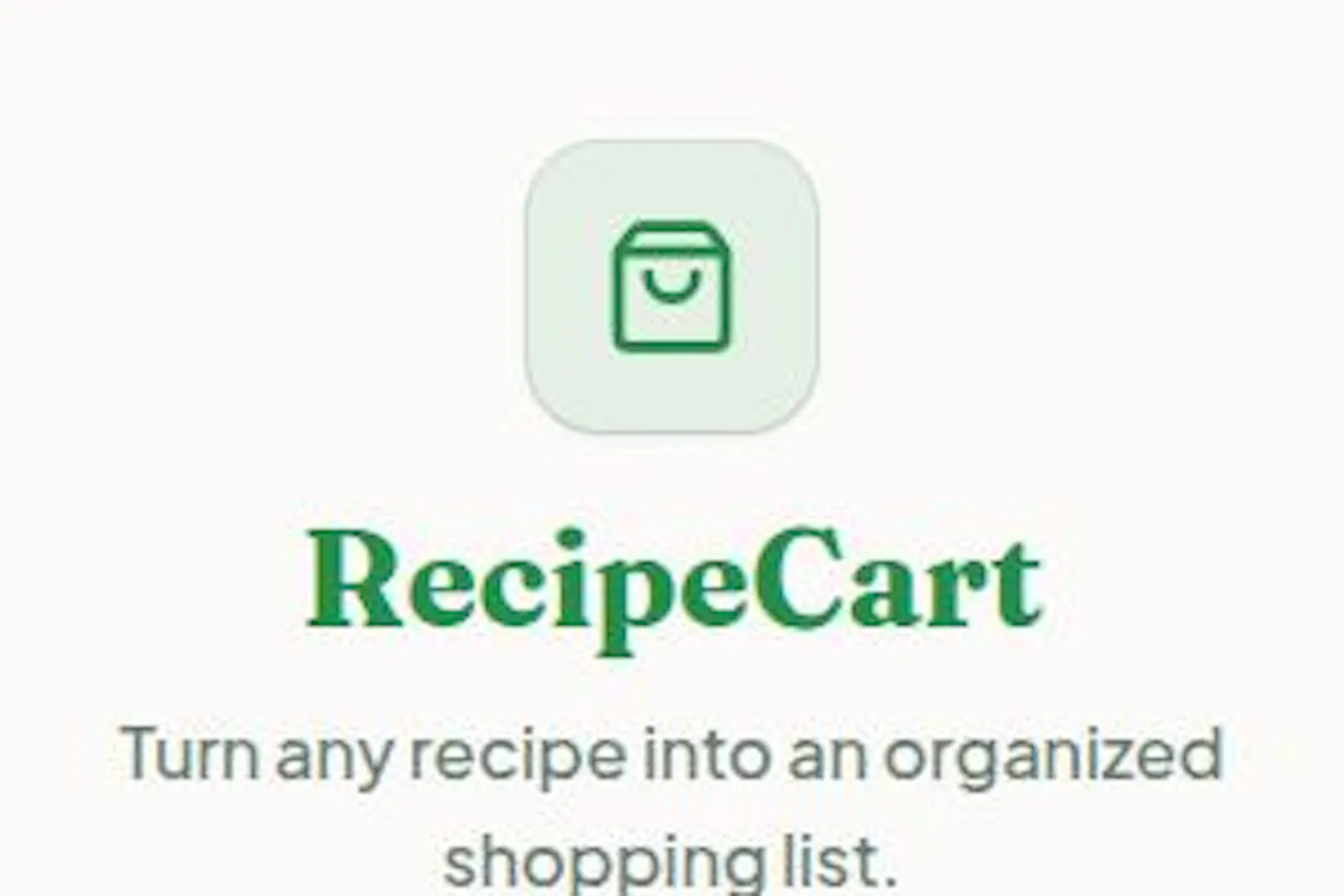 RecipeCart screenshot 3