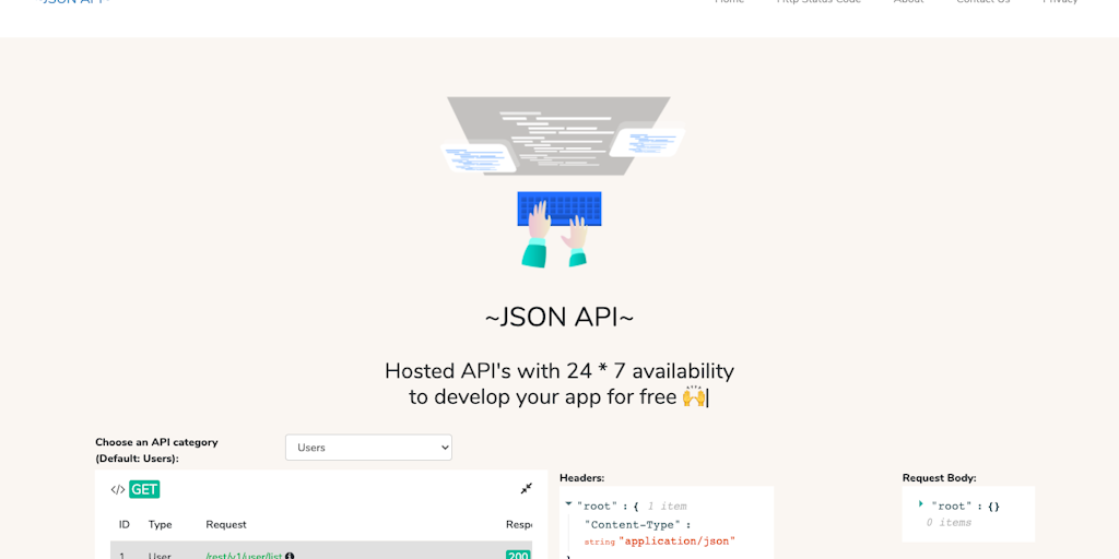 Логотип API json. Json API. API host.