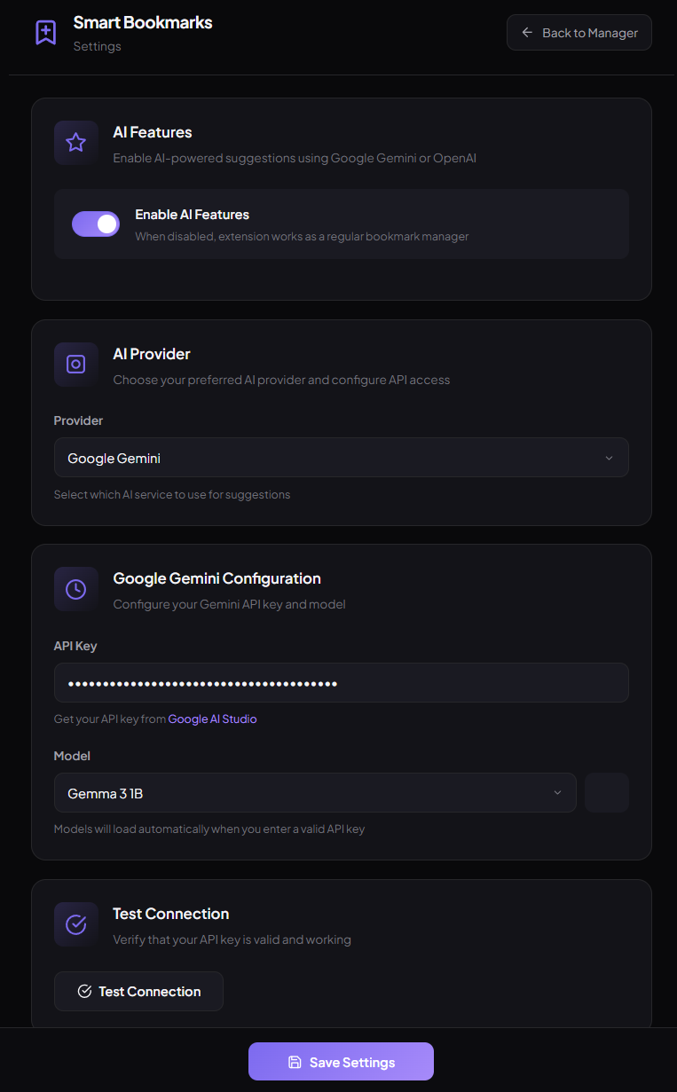 Smart Bookmarks - Screenshot 4 showing product features and functionality