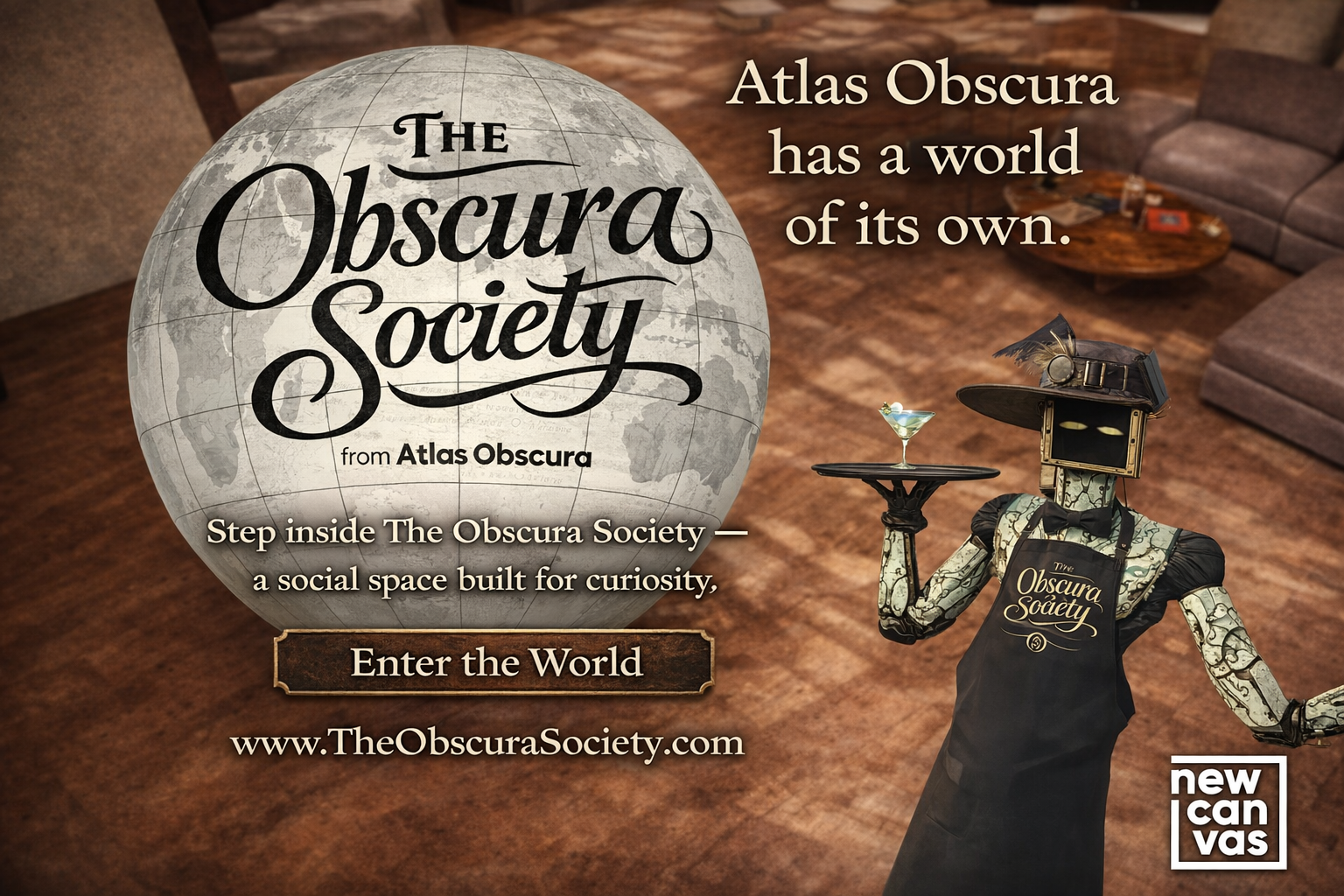 The Obscura Society - Main product screenshot demonstrating key features and user interface