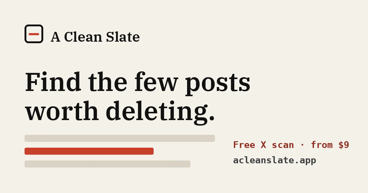 A Clean Slate gallery image