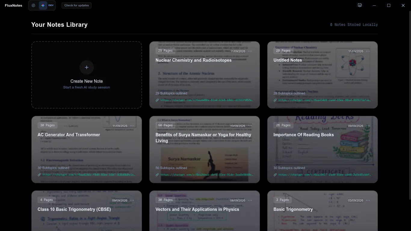 FluxNotes gallery image
