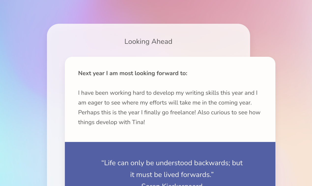 Reflection.App tarafından Rehberli Yıllık İnceleme medya 4