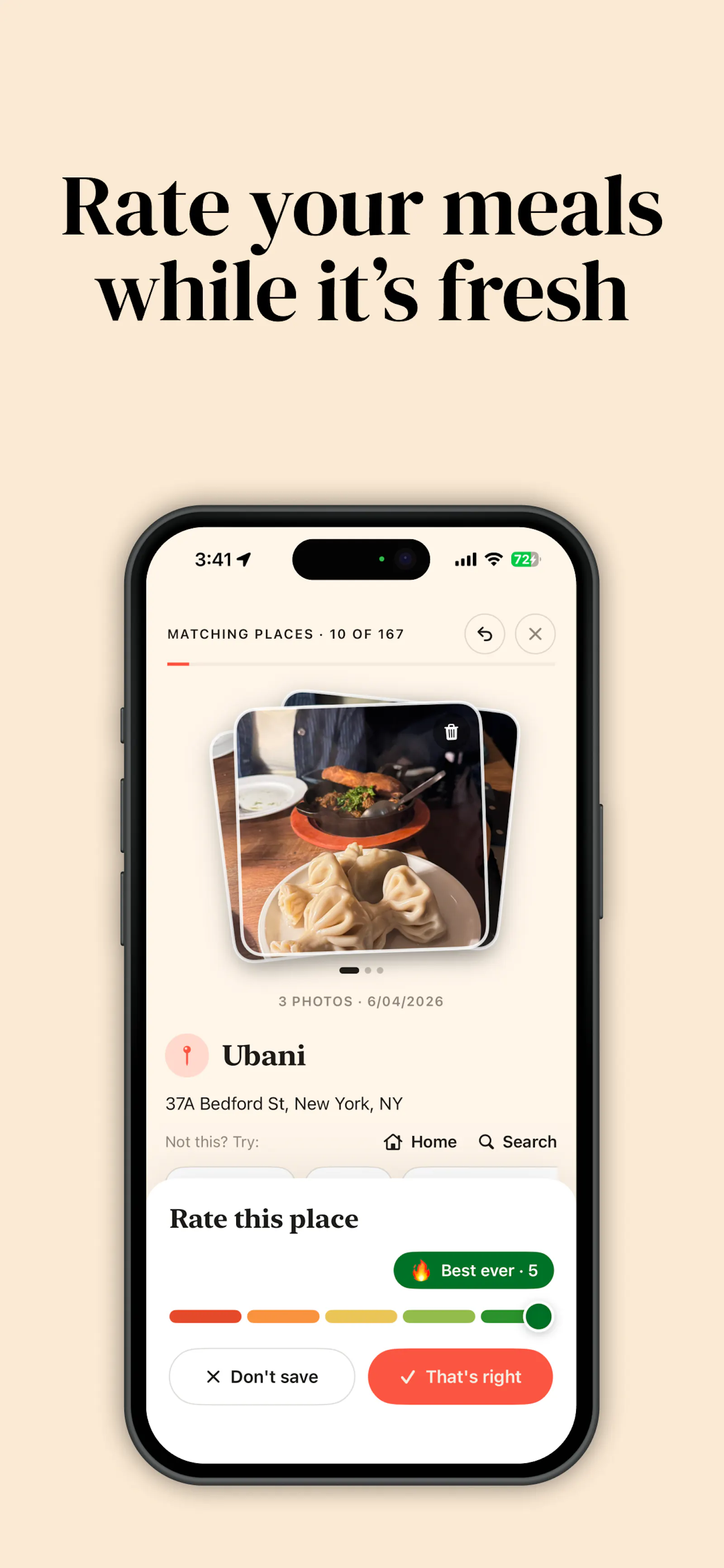 Noms: Your Restaurants, Mapped screenshot 4