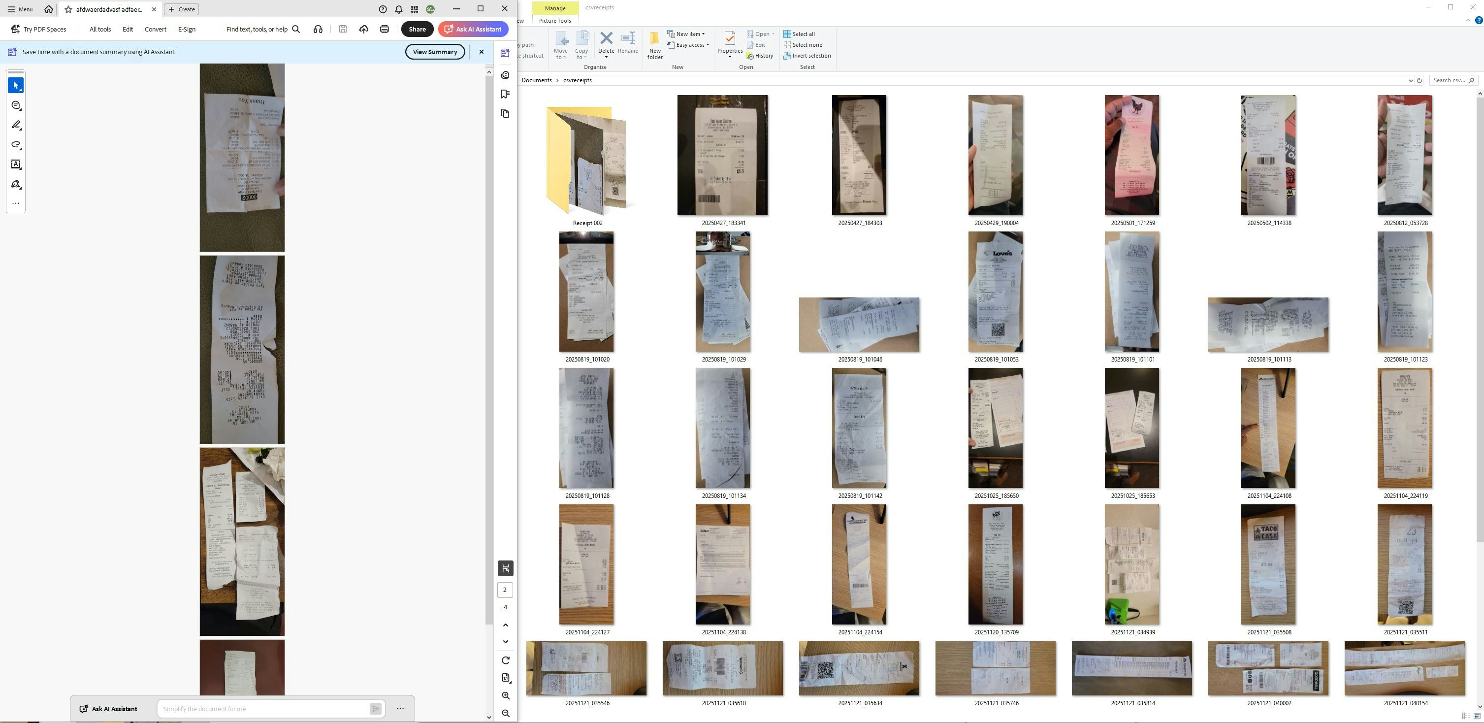 ReceiptCSV.com gallery image