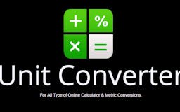 Unit Converter Chrome Extension. media 1