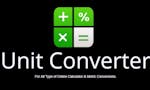 Unit Converter Chrome Extension. image