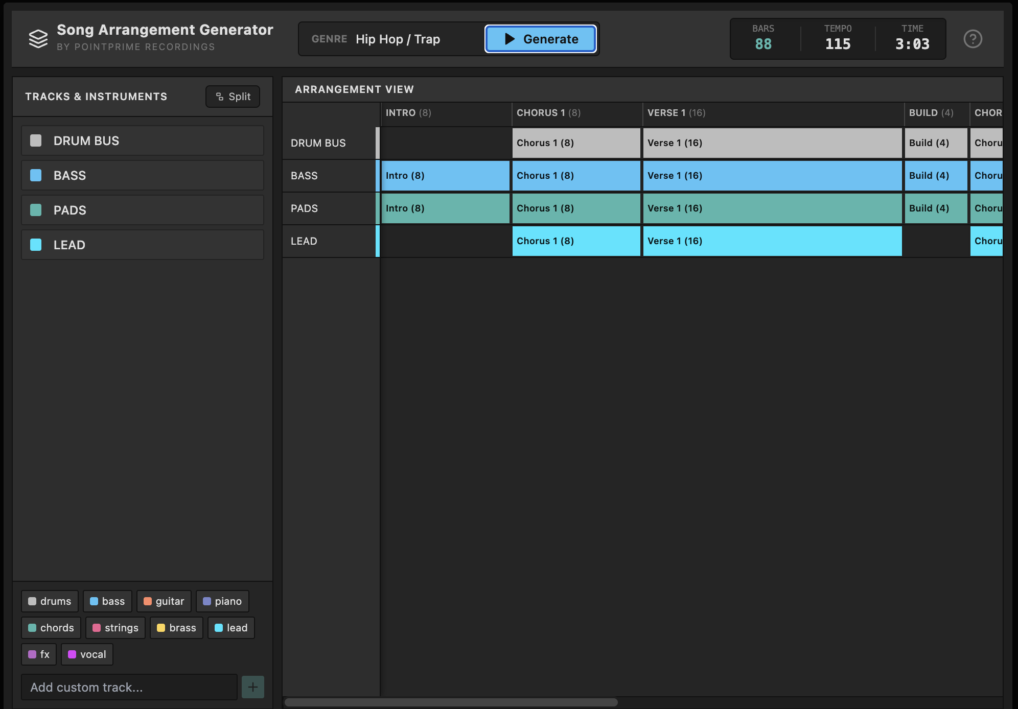Song Arrangement Generator gallery image