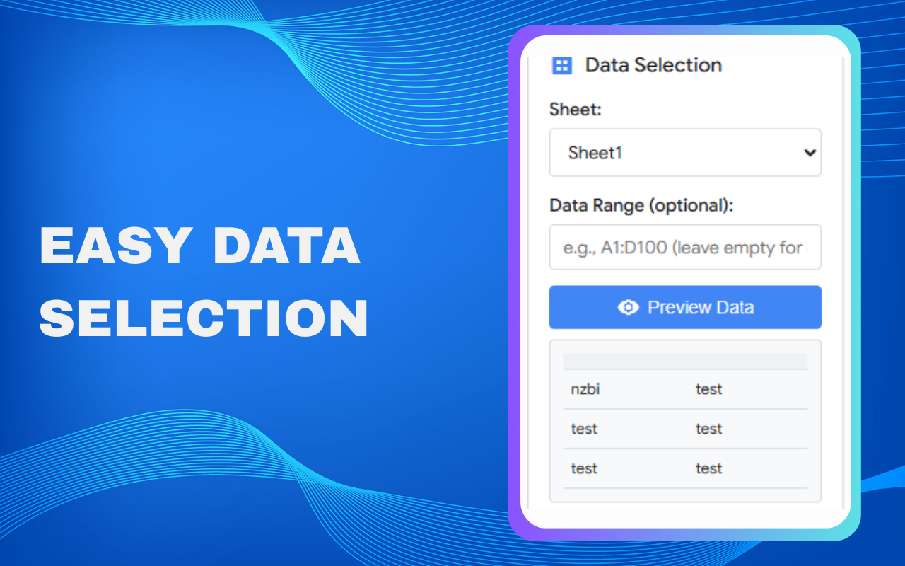 Data Analysis for Google Sheets™ - Screenshot 3 showing product features and functionality