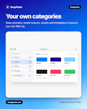 EasyPaste β Clipboard manager for mac gallery image