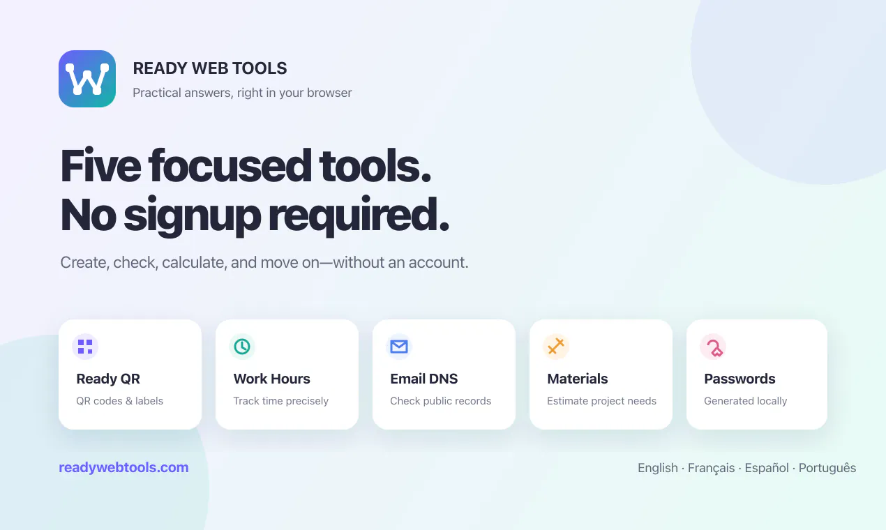 Ready Web Tools gallery image