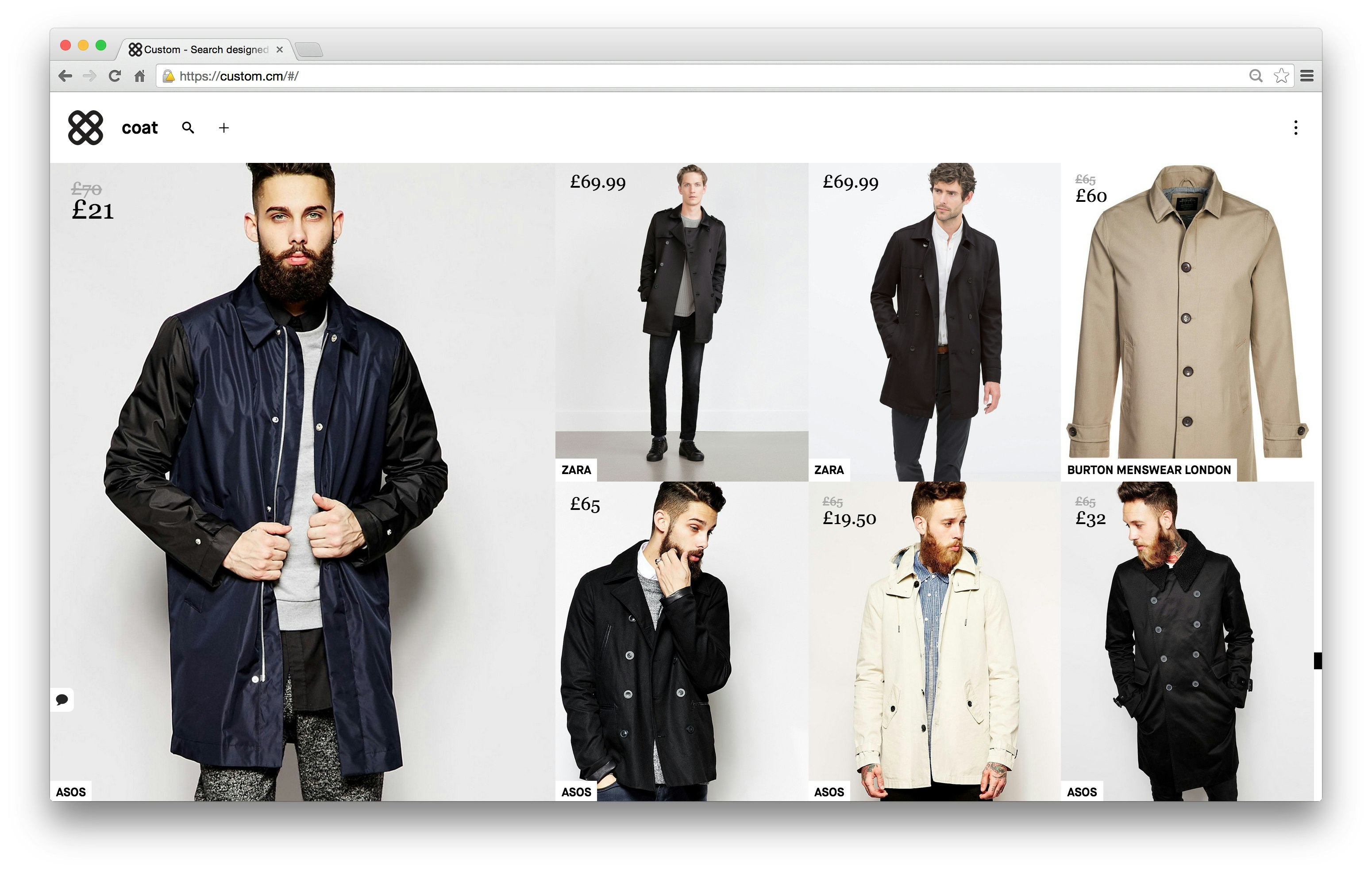 Custom gallery image