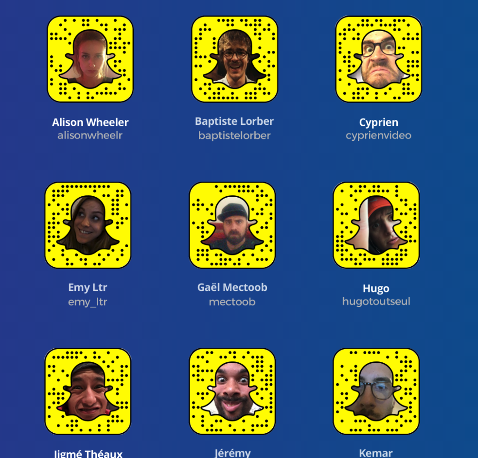 Snapcodes gallery image