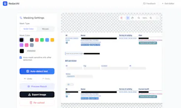 RedactAI – Auto Blur & Redact Images gallery image