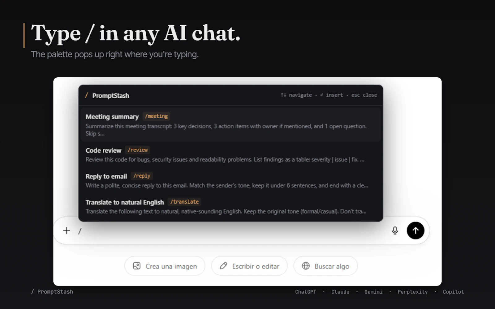 PromptStash — AI Prompt Manager screenshot 3