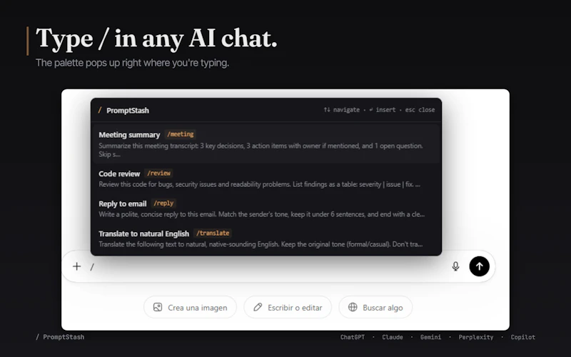 PromptStash — AI Prompt Manager screenshot 3