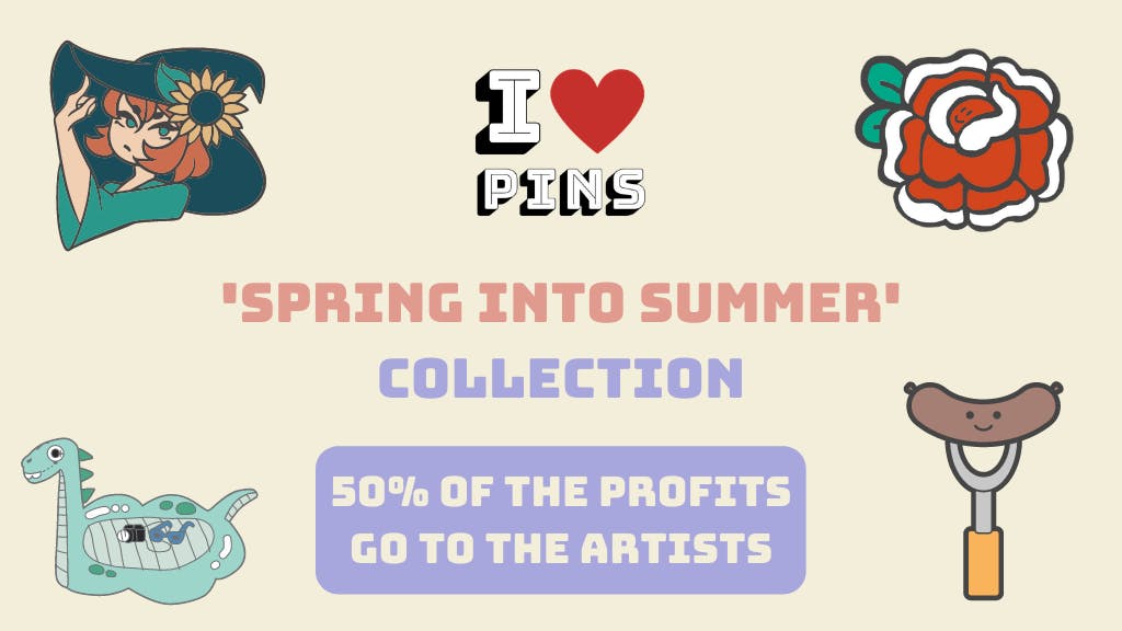 Spring Into Summer Enamel Pin Collection media 1
