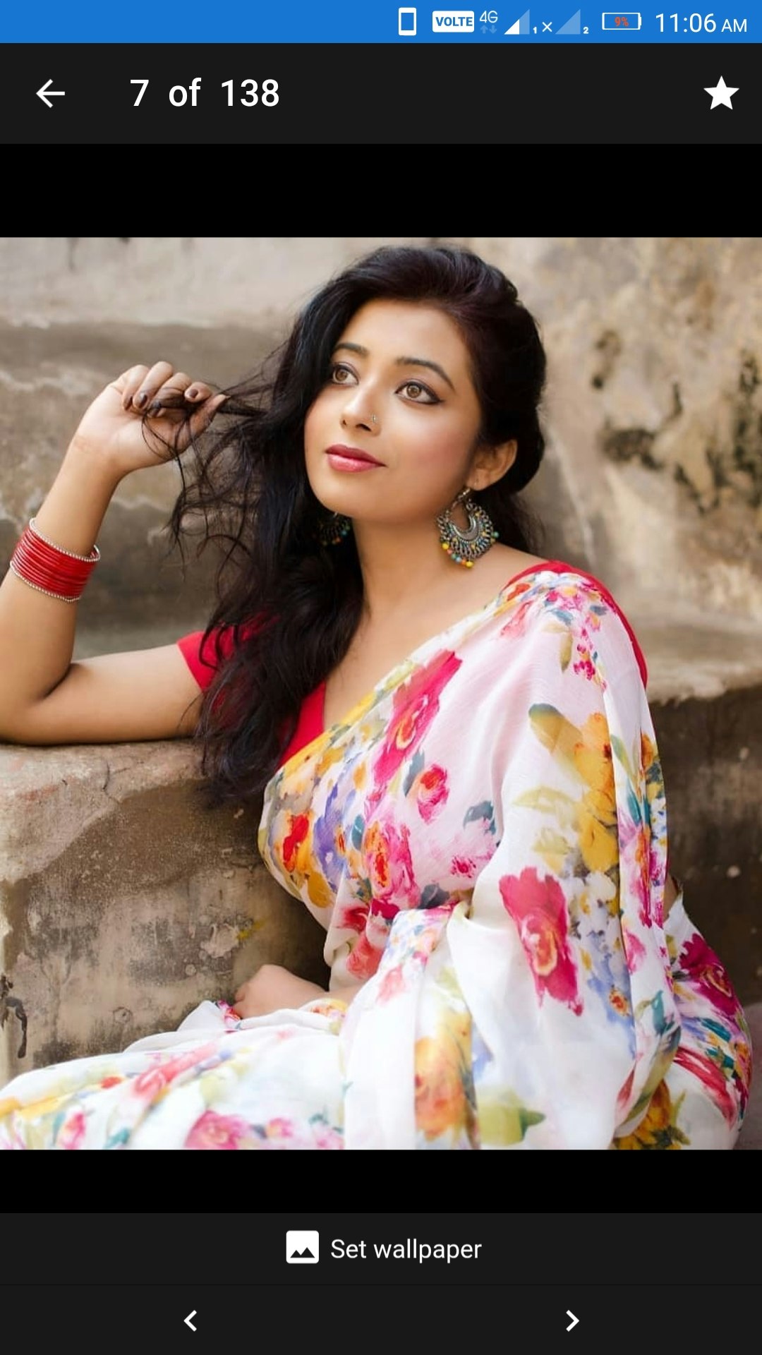 Hot Saree Model Wallpapers gallery image