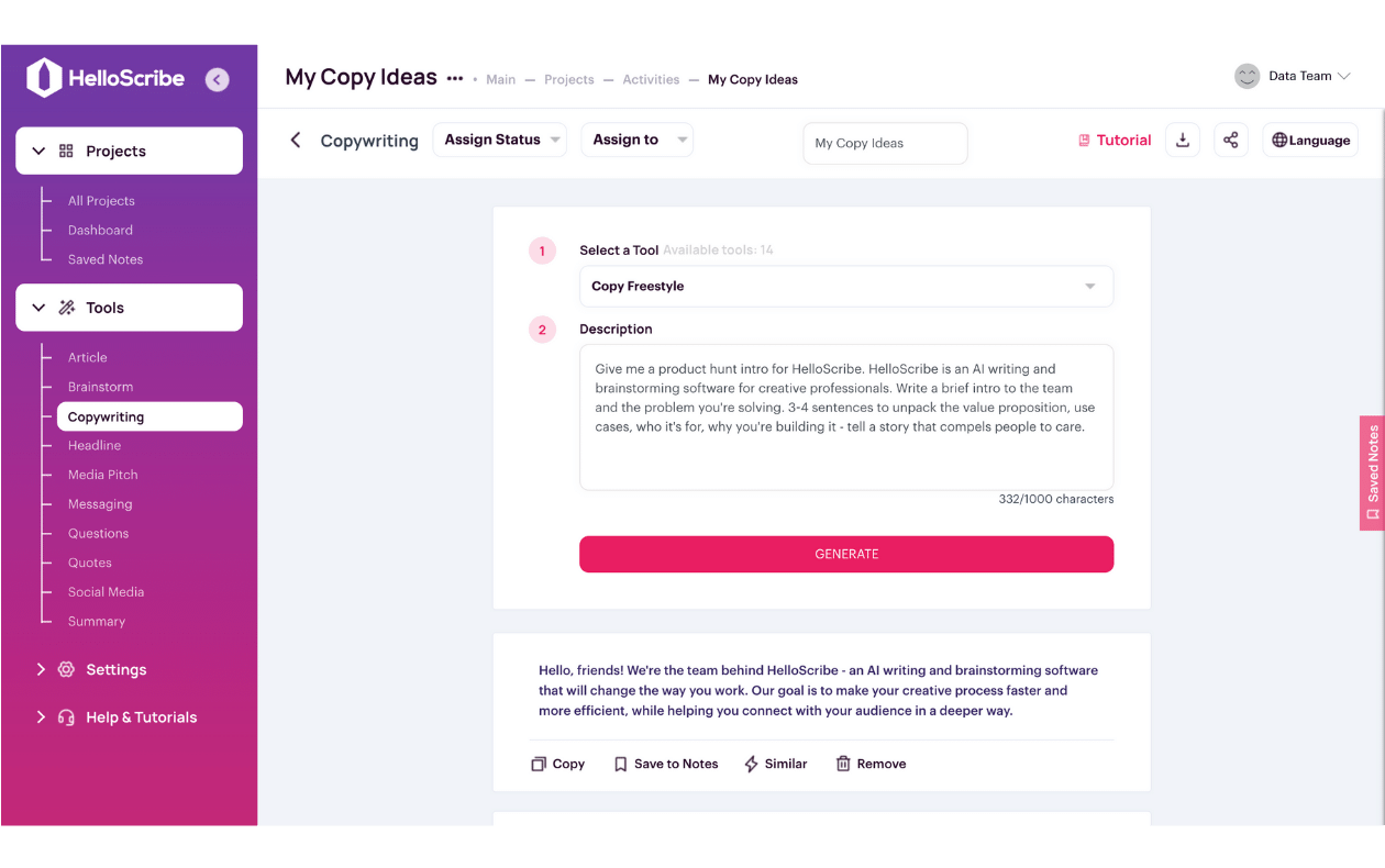 HelloScribe 2.0 gallery image